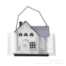 GobekUsa Hanging Metal Bird Feeder House for Hummingbird & Wild Birds