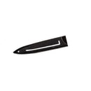 Red and silver striped knife blade protector cover kitchen guard by Decorbites
