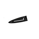 Red and silver striped knife blade protector cover kitchen guard by Decorbites