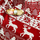 GobekUsa Knitted Jacquard Christmas Tree Throw Blanket