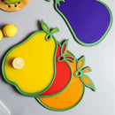 GobekUsa Durable Fruit Shape Cutting Board for Kitchen Chopping & Serving, Thickened Material