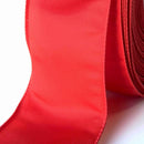 Red Bengaline Christmas Ribbon by Lee Display