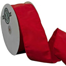 Red Bengaline Christmas Ribbon by Lee Display