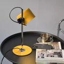 Red & black chrome coupe table lamp bedroom decor by Decorbites