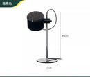 Red & black chrome coupe table lamp bedroom decor by Decorbites