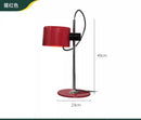 Red & black chrome coupe table lamp bedroom decor by Decorbites