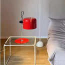 Red & black chrome coupe table lamp bedroom decor by Decorbites