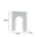 GobekUsa Geometric Crystal Arch Glass Sculpture Desk Decoration Ornament