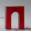 GobekUsa Geometric Crystal Arch Glass Sculpture Desk Decoration Ornament