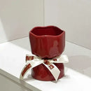 GobekUsa Bouquet Shape Ceramic Vase Pot Home Decoration Floral Arrangement Accessories
