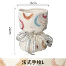 GobekUsa Bouquet Shape Ceramic Vase Pot Home Decoration Floral Arrangement Accessories