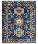 Red, Brown and Olive Traditional Hand knotted Custom Made Wool Area Rug