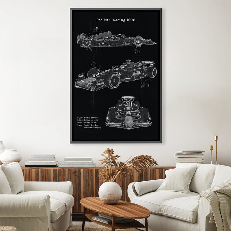 Red Bull Schematics Canvas