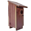 GobekUsa Red Cedar Bluebird House with Mounting Pole