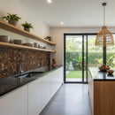 Red Cranberry Polished Pebble Mosaics 12x12