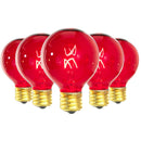 Red G50 Light Bulbs