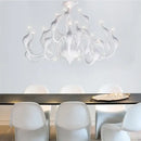 GobekUsa Iron Swan Pendant Lamp | Nordic LED Chandelier for Home Decor