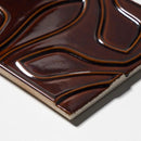 Red Glossy Ceramic Accent Tiles 6x8
