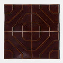 Red Glossy Ceramic Accent Tiles 8x8