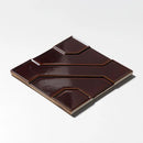 Red Glossy Ceramic Accent Tiles 8x8