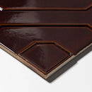 Red Glossy Ceramic Accent Tiles 8x8