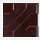 Red Glossy Ceramic Accent Tiles 8x8