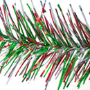 Red, Green, and Silver Tinsel Garland