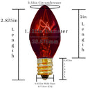 Red Light Bulbs by Lee Display