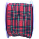 Red Plaid Ribbon by Lee Display