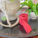 Red Raffia Paper Twine by Lee Display