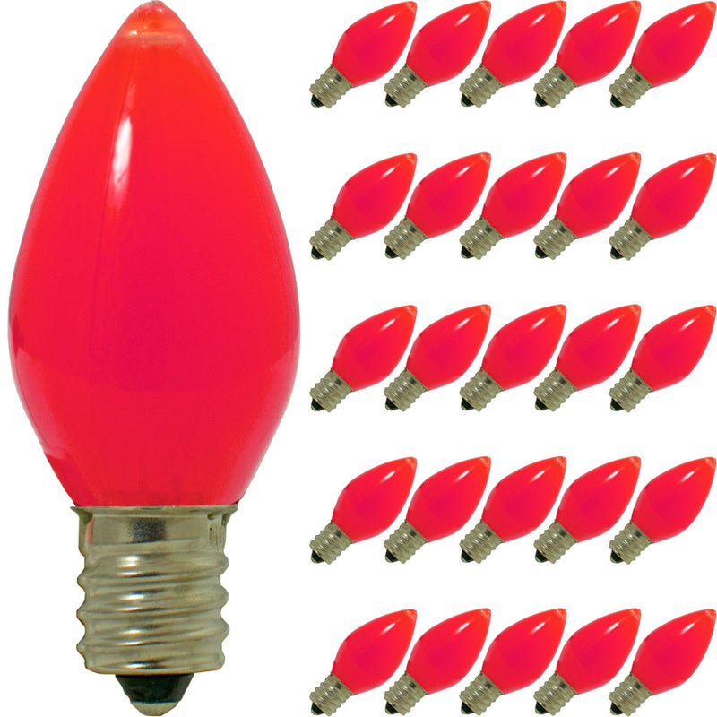 Red Solid LED Light Bulbs