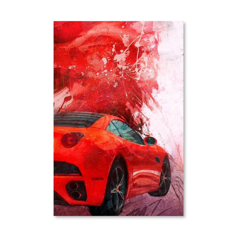 Red Speed Canvas