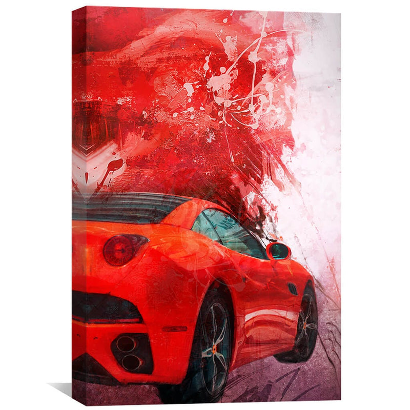 Red Speed Canvas