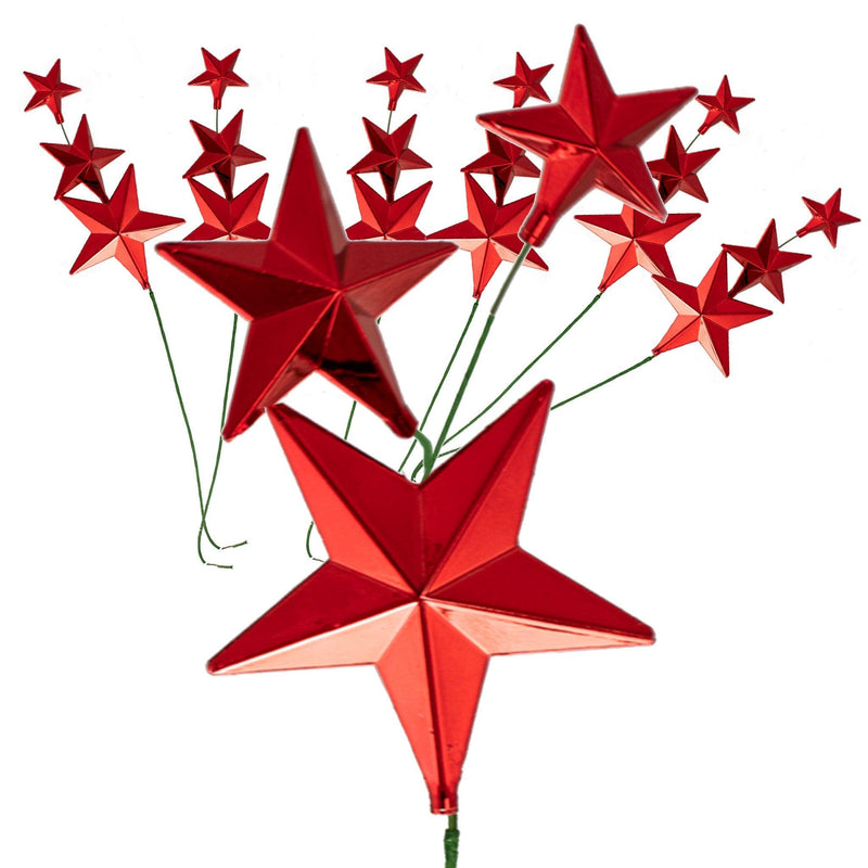 Red Star Pick Ornaments