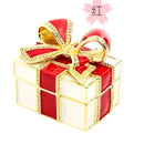 Red & white bow jewelry trinket box bedroom gift holder by Decorbites