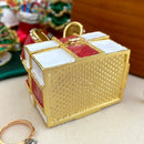 Red & white bow jewelry trinket box bedroom gift holder by Decorbites