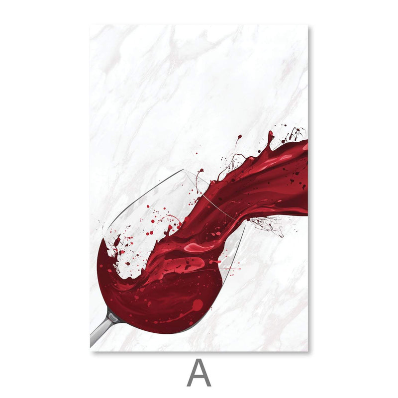 Red Wine Canvas