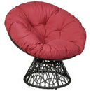 Rattan Papasan Chair Ergonomic 360-degree Swivel Soft Cushion Garden by LJGDeals