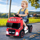 6V Kids Electric Ride-on Truck with Height Adjustable Seat-Red by LJGDeals