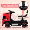 6V Kids Electric Ride-on Truck with Height Adjustable Seat-Red by LJGDeals