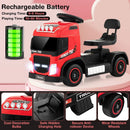 6V Kids Electric Ride-on Truck with Height Adjustable Seat-Red by LJGDeals