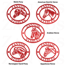 Horse Breed Monogram