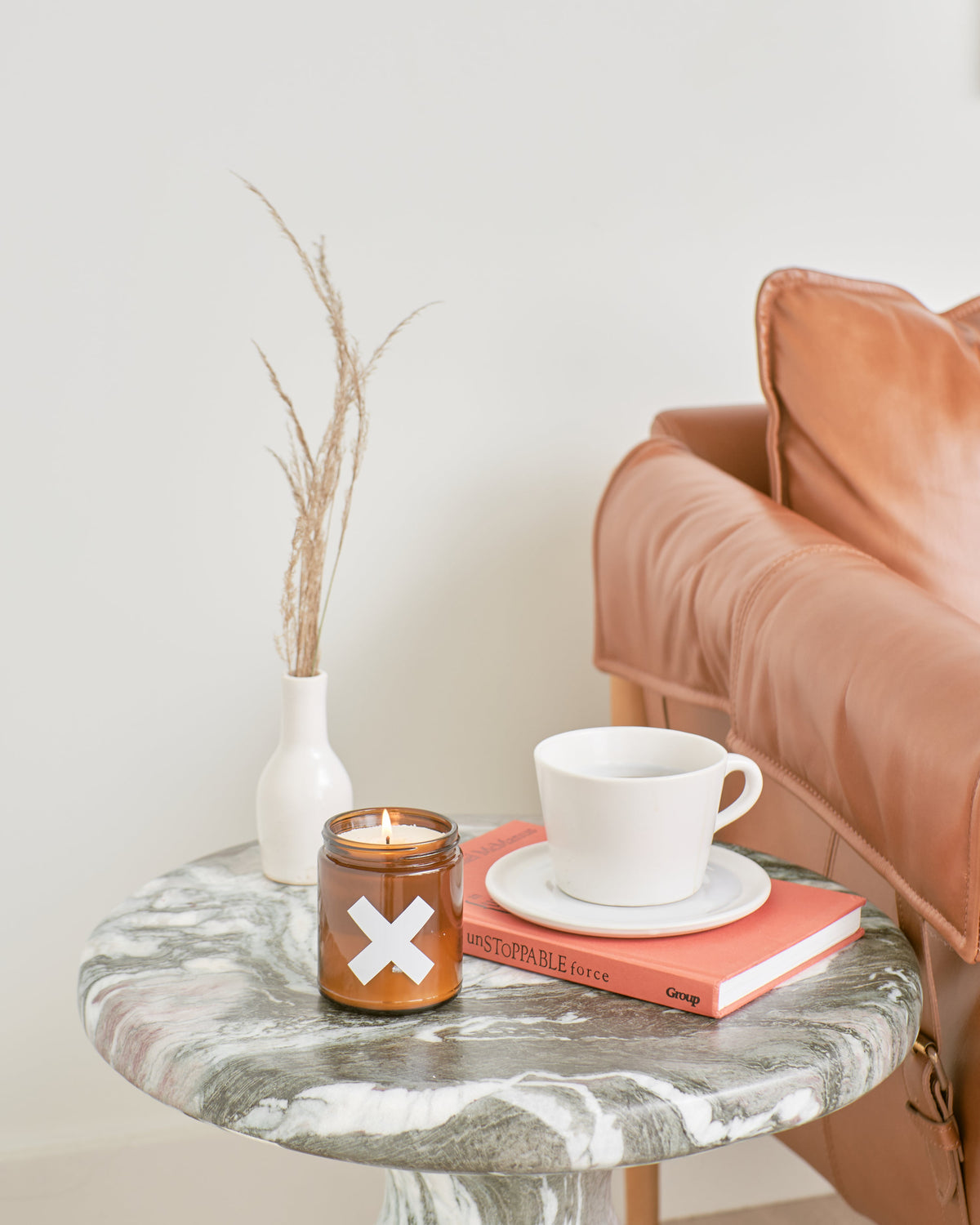 Red Ferne, installed in a room