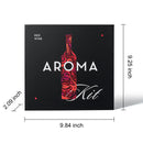 Red Wine Aroma Kit, Tasting & Smelling Aroma Set for Red Wines, 15 Aromas, Training Educational Gift - Beginners & Sommelier Master, Book & Accessories Guide Included, Wine Game Gifts Holiday