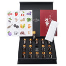 Red Wine Aroma Kit, Tasting & Smelling Aroma Set for Red Wines, 15 Aromas, Training Educational Gift - Beginners & Sommelier Master, Book & Accessories Guide Included, Wine Game Gifts Holiday