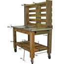 Redwood Potting Table by Lee Display