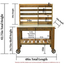 Redwood Potting Table by Lee Display