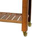Redwood Potting Table Rolling Cart by Lee Display