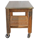 Redwood Potting Table Rolling Cart by Lee Display