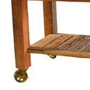 Redwood Potting Table Rolling Cart by Lee Display